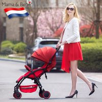 mamabebe婴儿推车 可坐可躺轻便折叠宝宝推车伞车蜂鸟型婴儿车