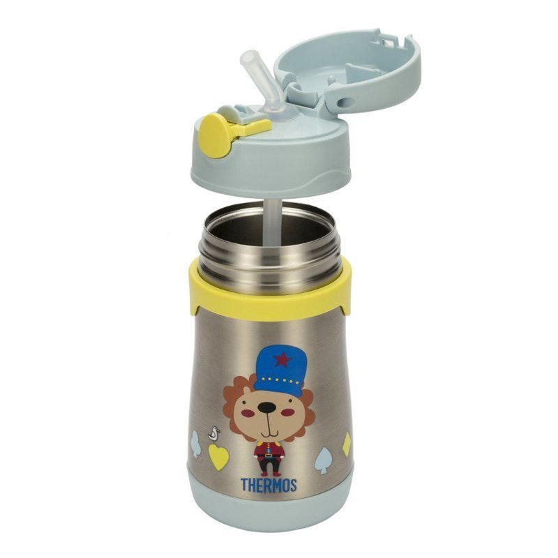 膳魔師(THERMOS)高真空不锈钢吸管杯水杯BS5353L BLN305ml 适用年龄:8个月以上