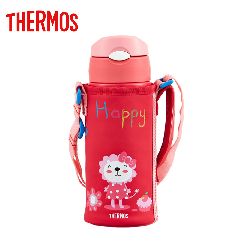 膳魔师THERMOS儿童多功能保温杯吸管杯+直饮两用水杯 FFG-603L PK