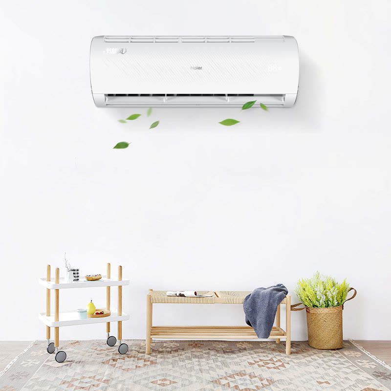 海尔(Haier)大1.5匹 智能 定频 3级能效 单冷 家用空调挂机KF-36GW/13BDA13图片