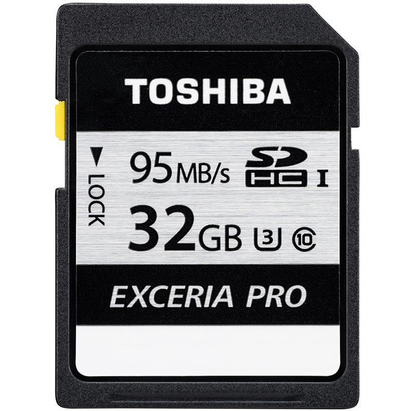 东芝(TOSHIBA)32GB 95M/S SDXC Class10 UHS-I U3 存储卡 支持4K拍摄