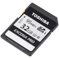 东芝(TOSHIBA)32GB 95M/S SDXC Class10 UHS-I U3 存储卡 支持4K拍摄