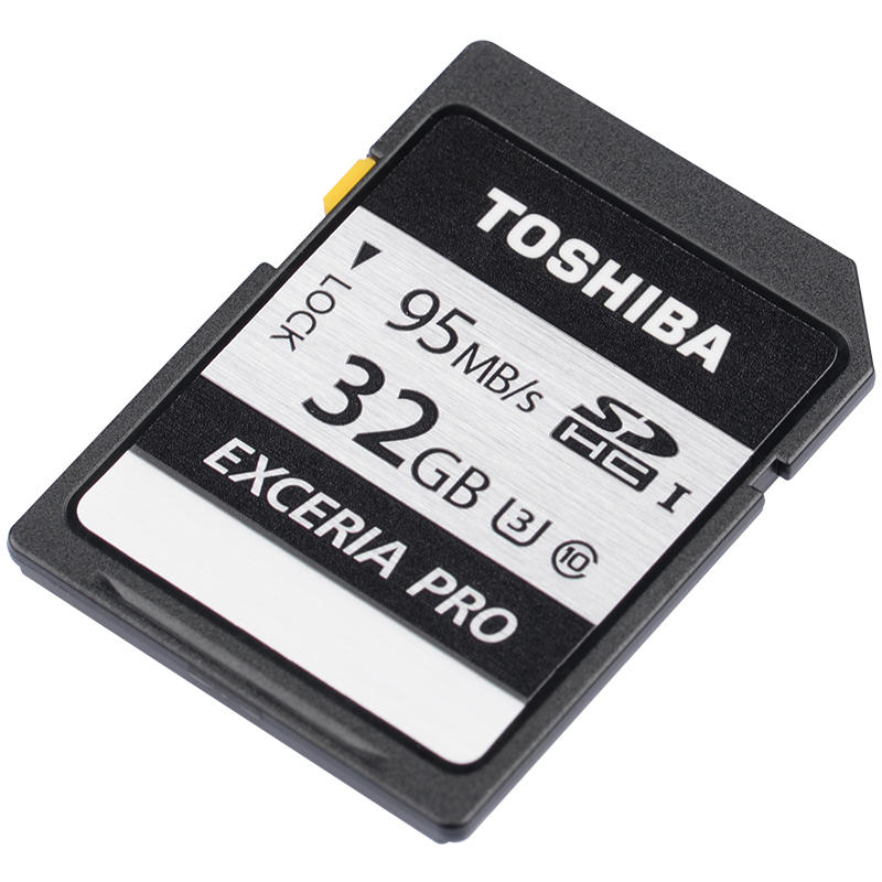 东芝(TOSHIBA)32GB 95M/S SDXC Class10 UHS-I U3 存储卡 支持4K拍摄