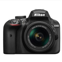 尼康(Nikon) D3400 单反套机(AF-S DX 尼克尔 18-105mm f/3.5-5.6G VR)黑色
