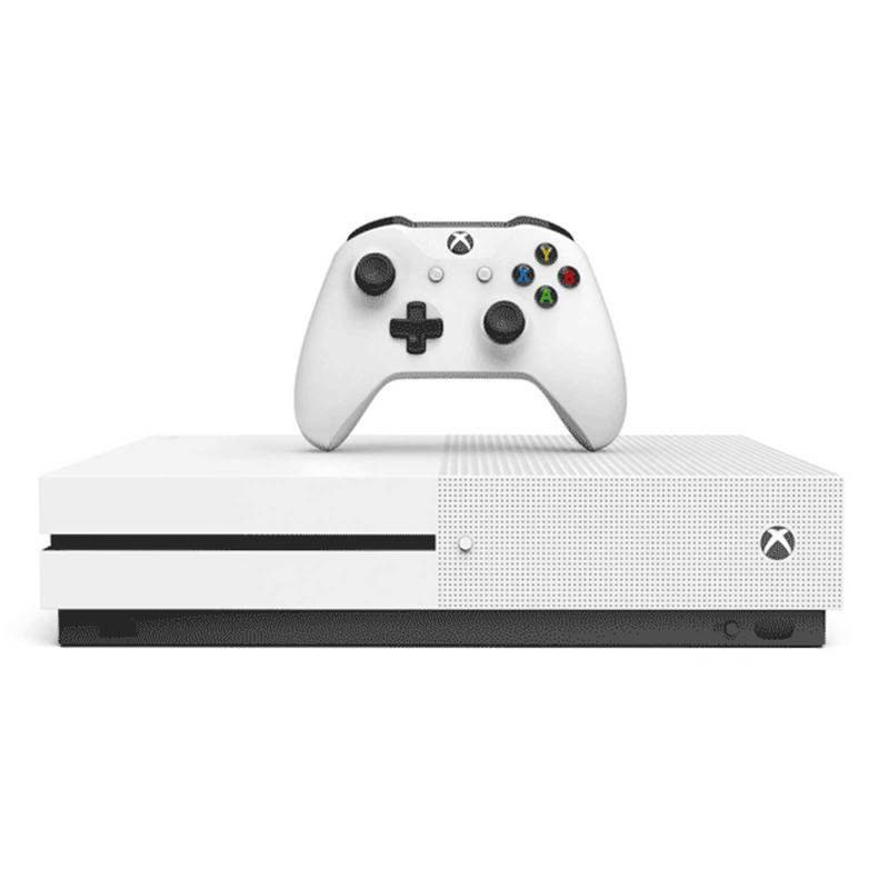 微软(Microsoft) Xbox One S 游戏机(500G 家庭娱乐游戏主机 普通版 白色)图片