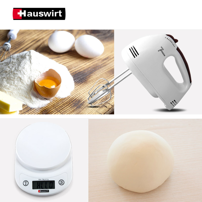 Hauswirt/海氏 烘焙工具套装含打蛋器、电子称、蛋挞模具礼包