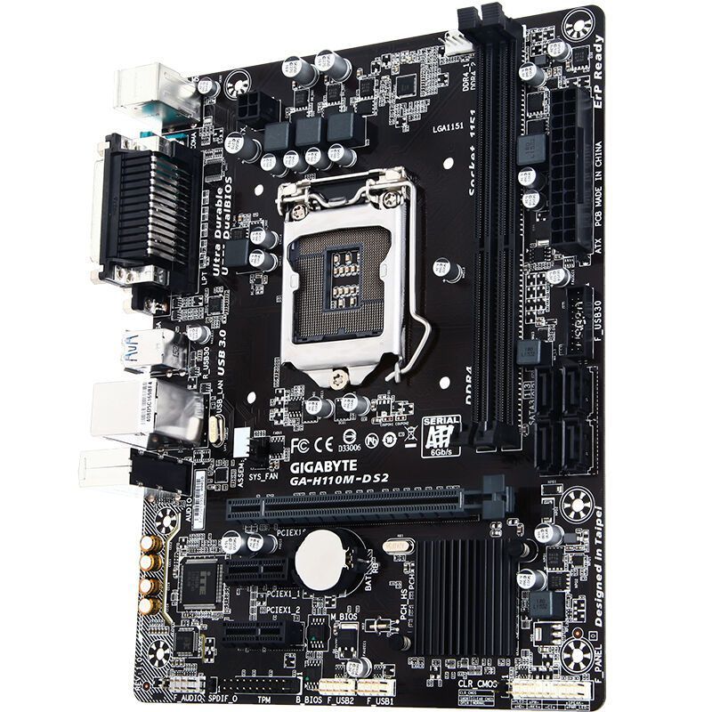 苏宁自营技嘉(GIGABYTE)H110M-DS2 主板 (Intel H110/LGA 1151)