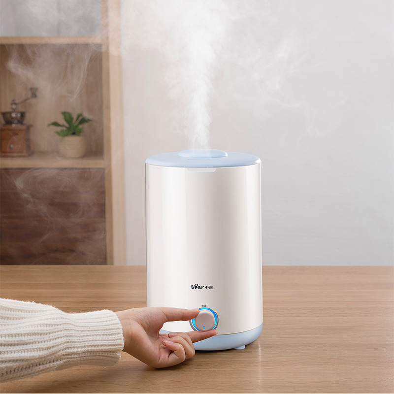 小熊(Bear)JSQ-M30G1加湿器家用静音大容量办公室卧室 一体式上加水 3L