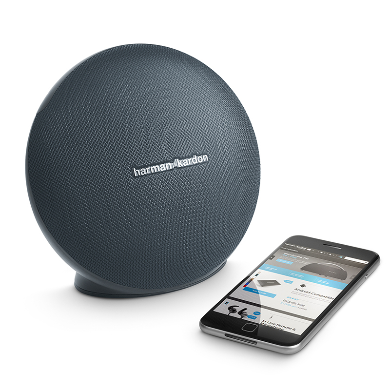 哈曼卡顿(Harman/Kardon) ONYX MINI 音乐卫星迷你 便携式蓝牙音箱 音响 电脑 电视小音箱 格调灰