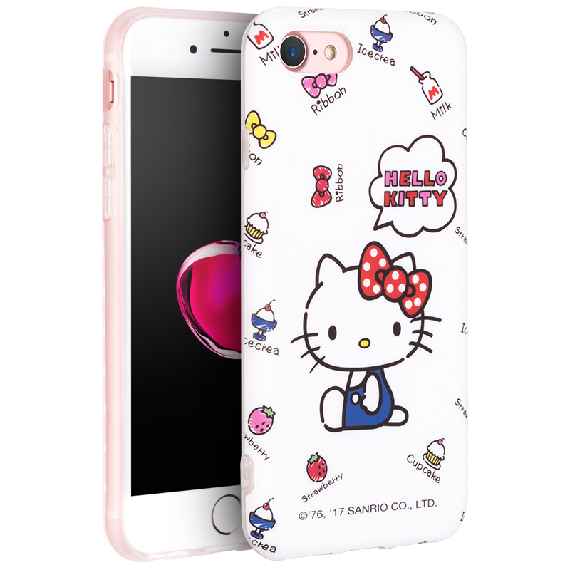 优加（uka）iPhone7 plus手机壳/保护套苹果7plus手机套/保护壳Hello Kitty卡通硅胶防摔软壳