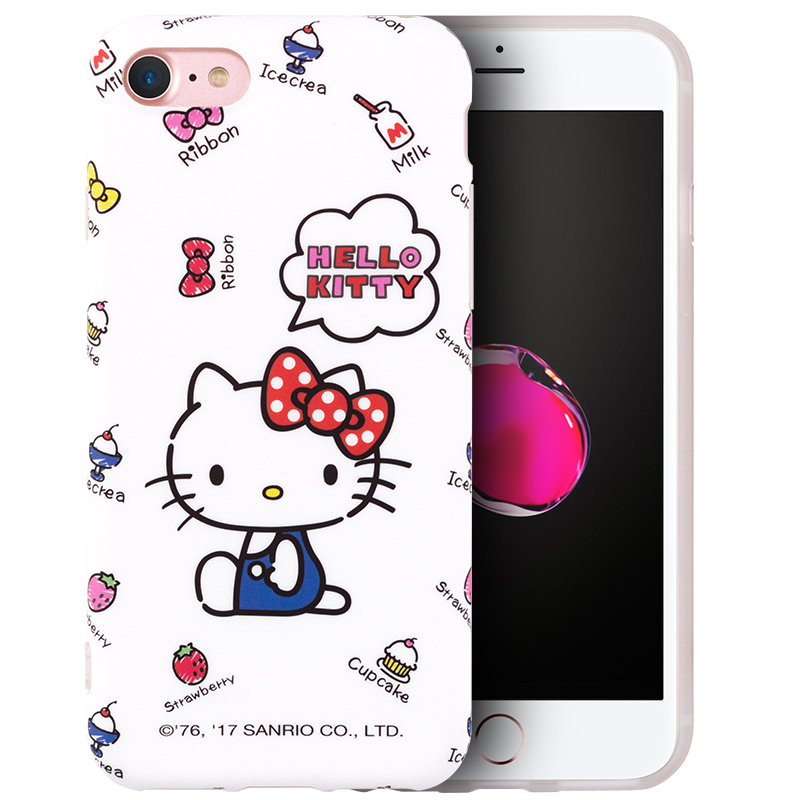 优加（uka）iPhone7 plus手机壳/保护套苹果7plus手机套/保护壳Hello Kitty卡通硅胶防摔软壳