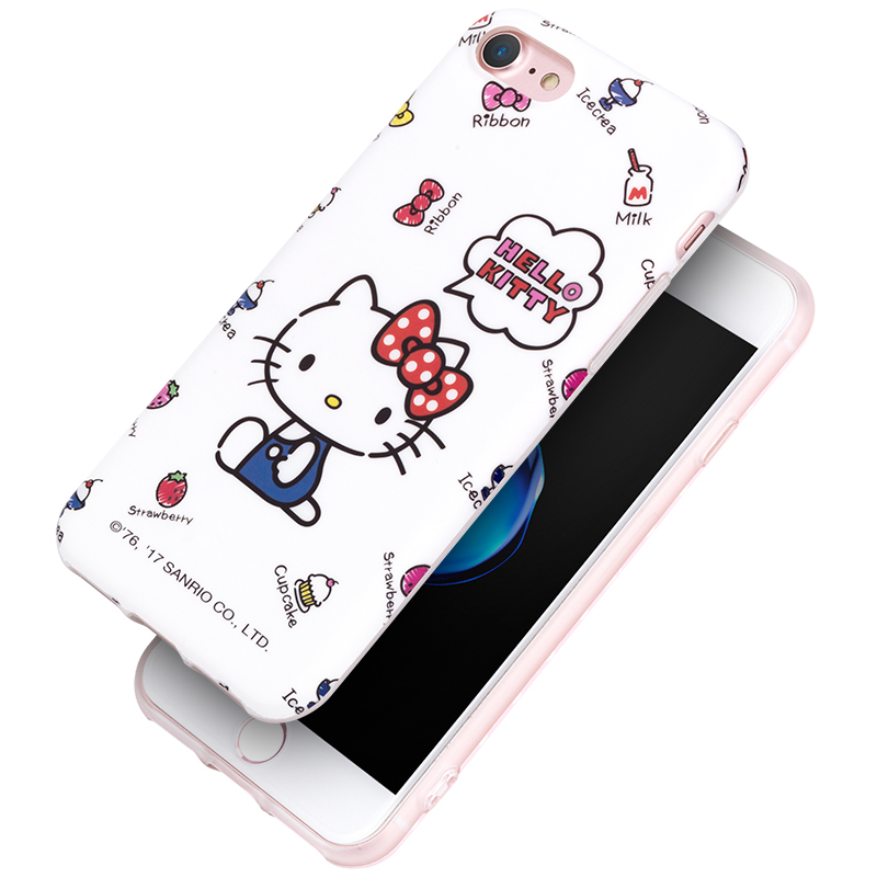 优加（uka）iPhone7 plus手机壳/保护套苹果7plus手机套/保护壳Hello Kitty卡通硅胶防摔软壳
