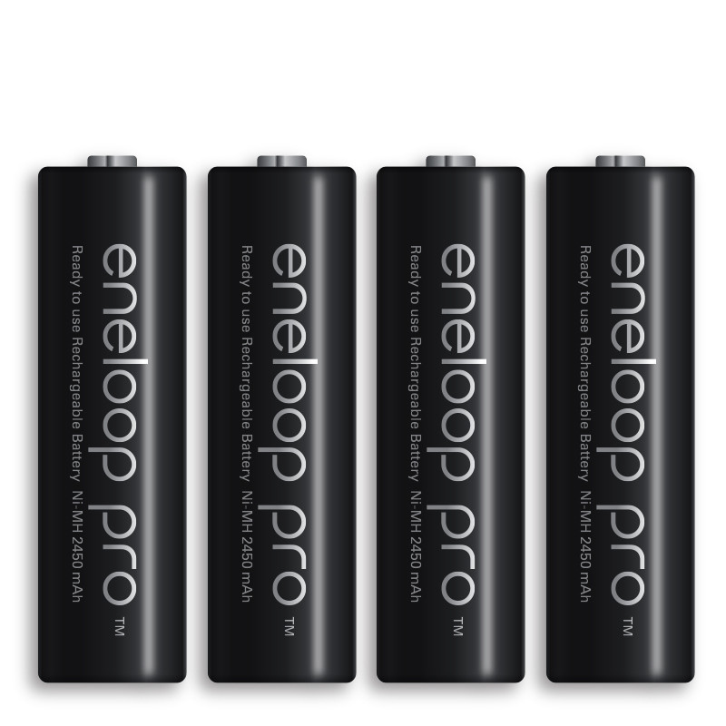 松下爱乐普eneloop 镍氢大容量5号五号可充干电池4粒装 BK-3HCCA/4BW 话筒相机玩具高清大图