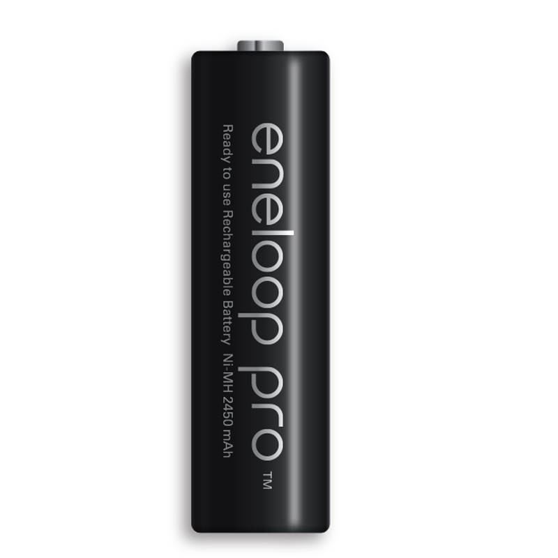 松下爱乐普eneloop 镍氢大容量5号五号可充干电池4粒装 BK-3HCCA/4BW 话筒相机玩具高清大图