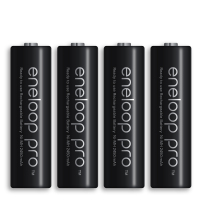 松下爱乐普eneloop 镍氢大容量5号五号可充干电池4粒装 BK-3HCCA/4BW 话筒相机玩具