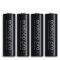 松下爱乐普eneloop 镍氢大容量5号五号可充干电池4粒装 BK-3HCCA/4BW 话筒相机玩具