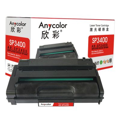 欣彩(Anycolor)SP3400LC硒鼓(专业版)AR-SP3400适用理光SP3510DN SP3500N SF 黑色