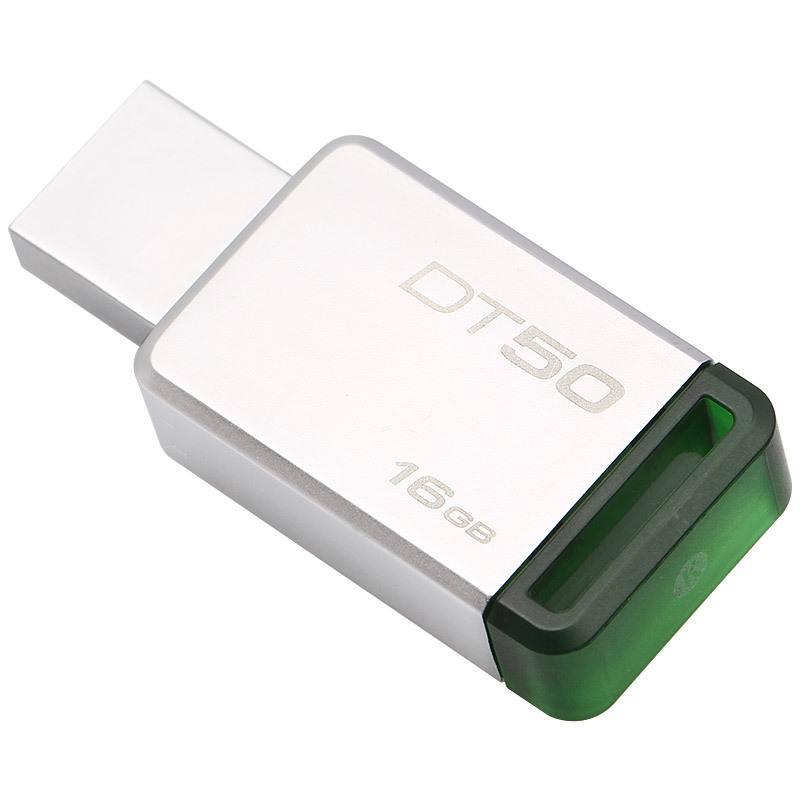 金士顿(Kingston)U盘 DT50 16GB USB3.1 DT50/16GB 绿色