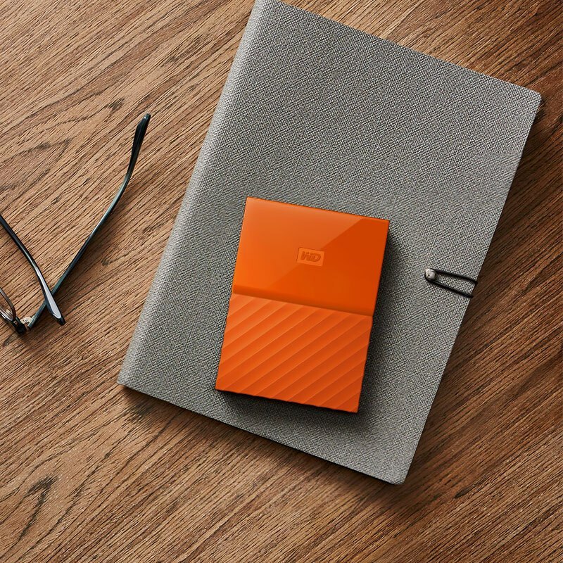 西部数据(WD)My Passport 4TB2.5英寸USB3.0活力橙移动硬盘WDBYFT0020BOR-CESN