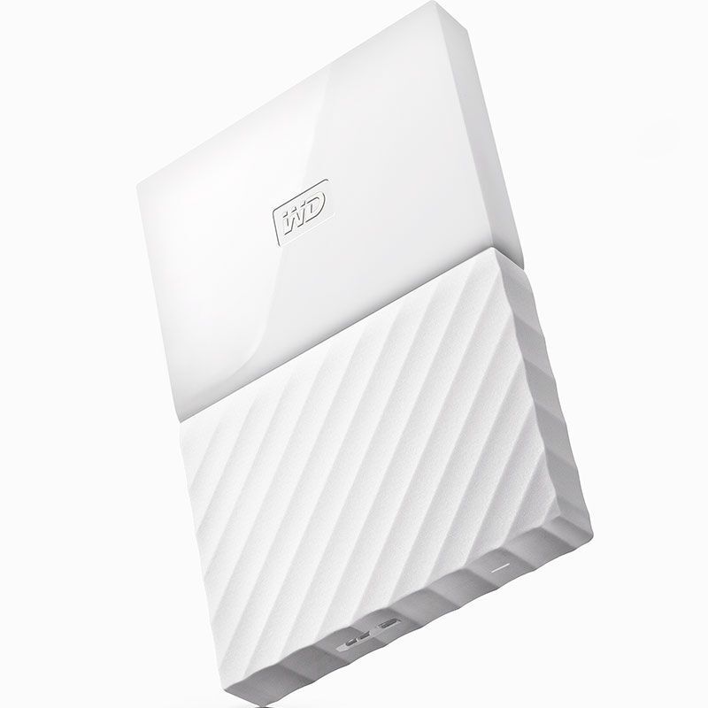 西部数据WESTERN DIGITAL My Passport系列 4TB 2.5英寸 USB3.0 闪耀白 移动硬盘