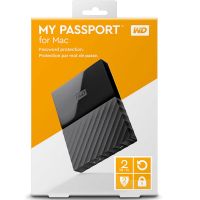 西部数据(WD)My Passport 2TB 2.5英寸USB3.0经典黑移动硬盘WDBYFT0020BBK-CESN