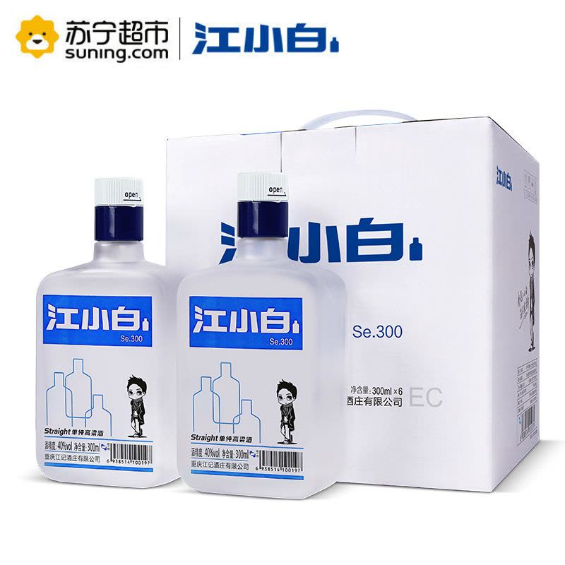 江小白(jiangxiaobai)40度清香型国产酒 300ml(6瓶箱装)图片