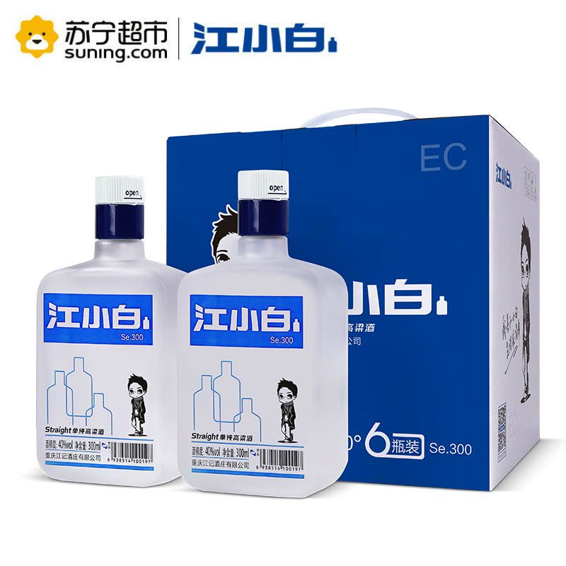 江小白(jiangxiaobai)40度清香型国产酒 300ml(6瓶箱装)图片