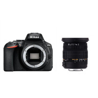 尼康(Nikon) D5600数码单反相机 单机身+适马17-50/2.8镜头 买就送赠品套装