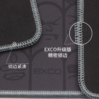 宜适酷(EXCO )游戏鼠标垫大包边大尺寸加长版鼠标垫 MSP026手指人 布制灰色