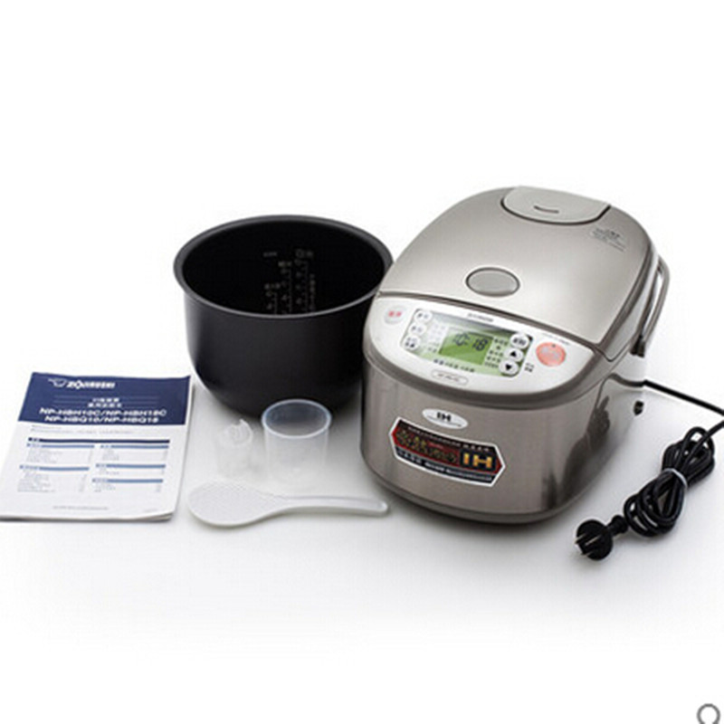 象印(ZO JIRUSHI)电饭煲原装进口3L电饭锅IH电磁加热 NP-HBH10C 不锈钢色 4-6人份
