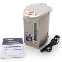 象印(ZO JIRUSHI) CD-WBH40C日本象印 正品家用保温电热水瓶不锈钢快速加热电热水壶 粉棕色 4L