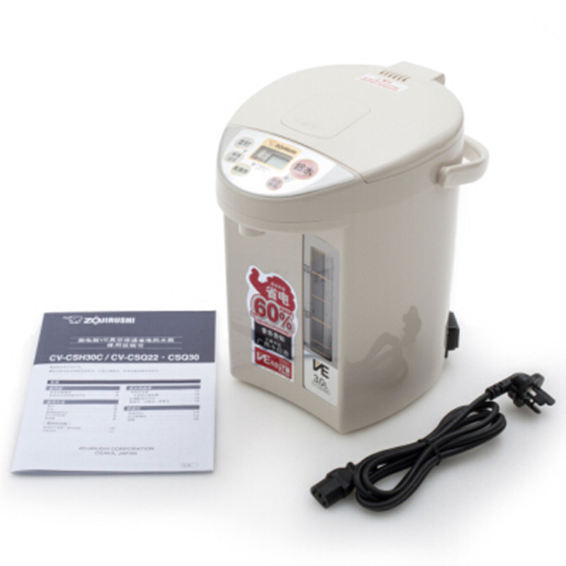 ZOJIRUSHI/象印 CV-CSH30C-CL微电脑真空电热水瓶 电热水壶3L