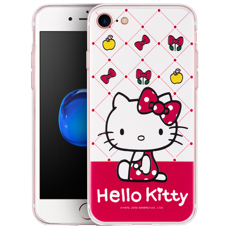 优加(uka)iPhone6s/6s plus手机壳/手机套/保护壳/保护套Hello Kitty卡通硅胶防摔软壳