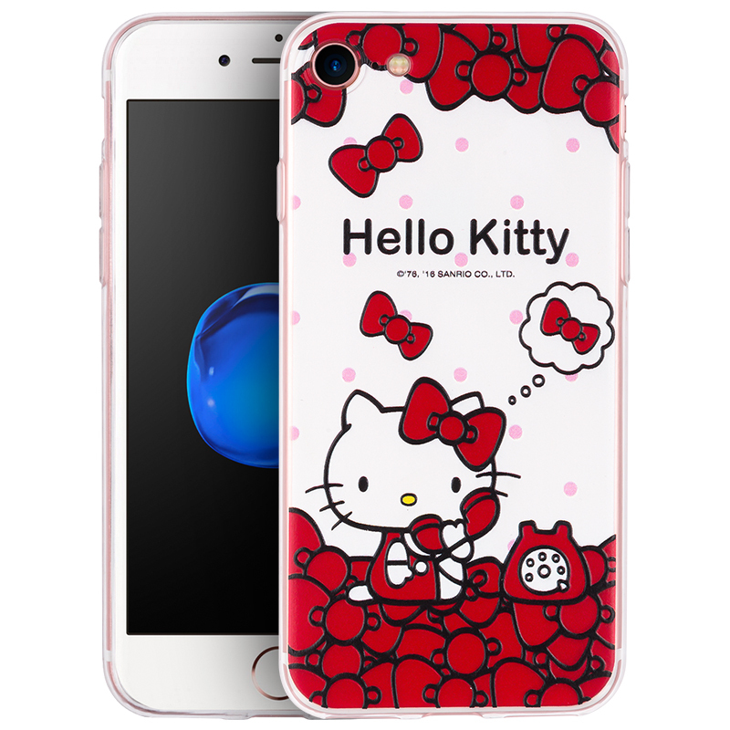 优加(uka)iPhone6s/6s plus手机壳/手机套/保护壳/保护套Hello Kitty卡通硅胶防摔软壳