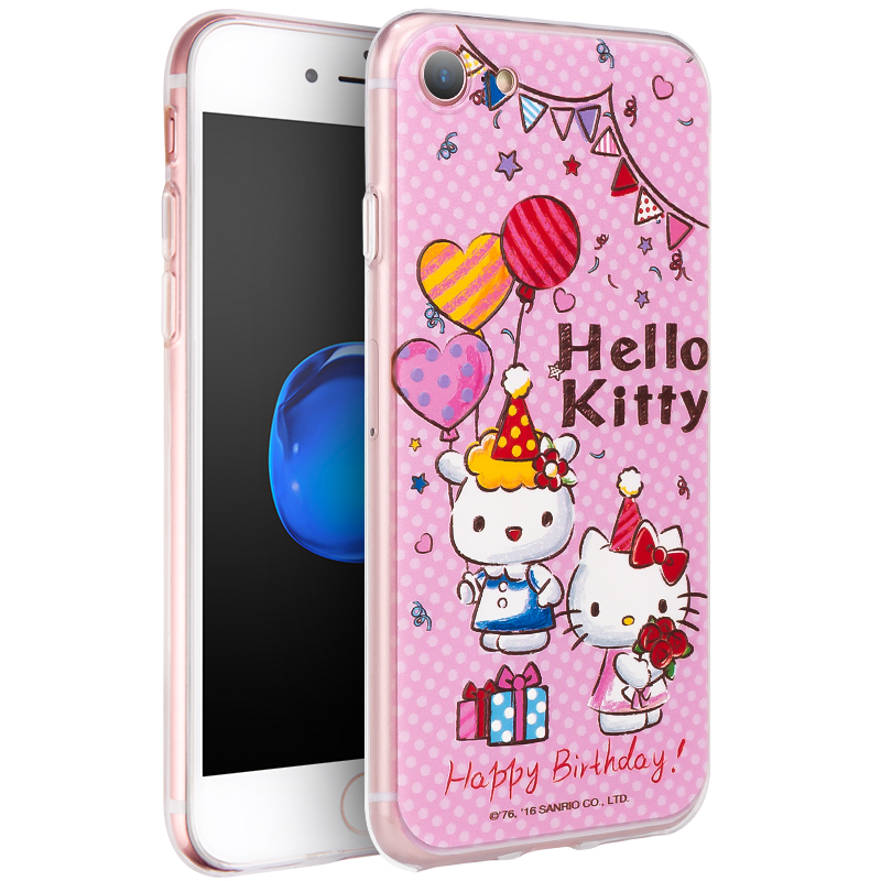 优加 iPhone7/7 plus苹果7/7plus手机壳/手机套/保护壳/保护套Hello Kitty卡通硅胶防摔软壳