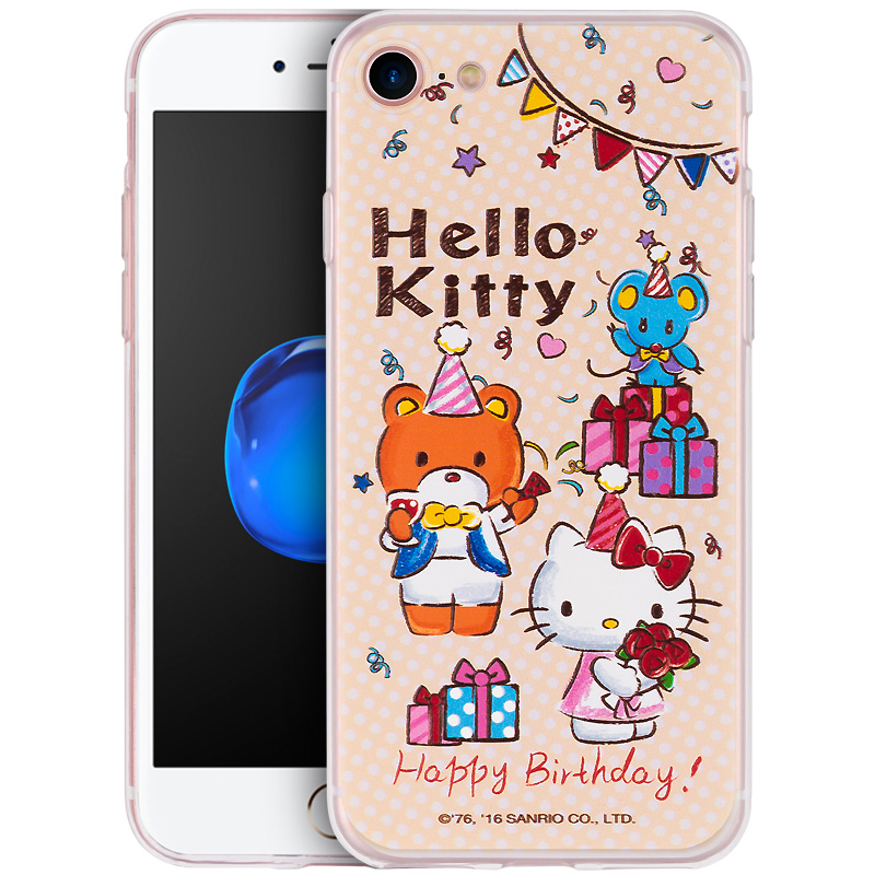 优加 iPhone7/7 plus苹果7/7plus手机壳/手机套/保护壳/保护套Hello Kitty卡通硅胶防摔软壳