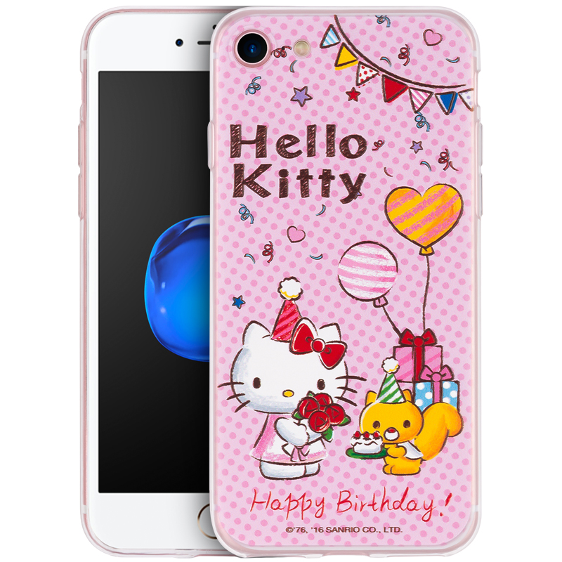 优加 iPhone7/7 plus苹果7/7plus手机壳/手机套/保护壳/保护套Hello Kitty卡通硅胶防摔软壳