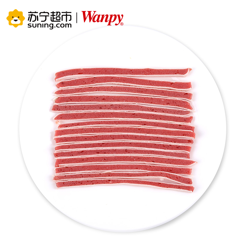 [苏宁超市]顽皮(Wanpy)肉干肉条 宠物食品 犬用三明治180g 狗零食宠物狗粮幼犬泰迪金毛贵宾软