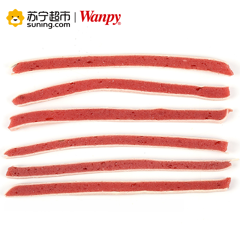 [苏宁超市]顽皮(Wanpy)肉干肉条 宠物食品 犬用三明治180g 狗零食宠物狗粮幼犬泰迪金毛贵宾软