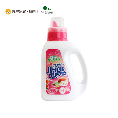 美净荣玫瑰花香酵素洗衣液0.9kg