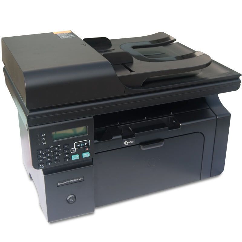 惠普(DW)黑白激光多功能一体机 LaserJet Pro M1219nf A4幅面 打印/复印/扫描/传真 有线网络