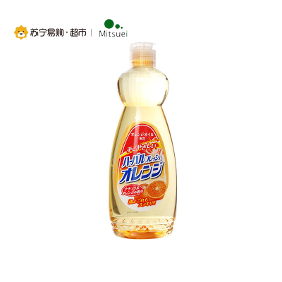 美净荣香橙味去油洗洁精600ml