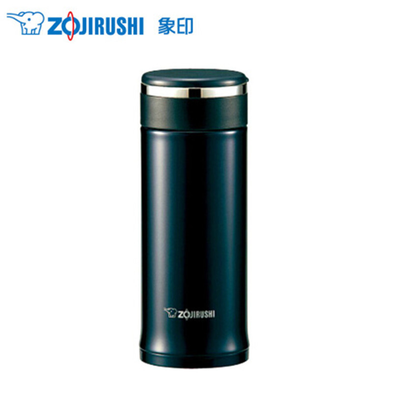 象印(ZO JIRUSHI) SM-JD36 日本象印真空保冷保温杯 进口不锈钢男女水杯 360ML黑色