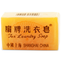 扇牌洗衣皂150g 去污渍不伤手 透明皂 肥皂