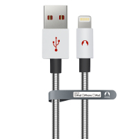 Snowkids 苹果MFi认证双子星6/5s数据线 手机充电线电源线 1米 太空银 支持iphone7/6/5/SE等