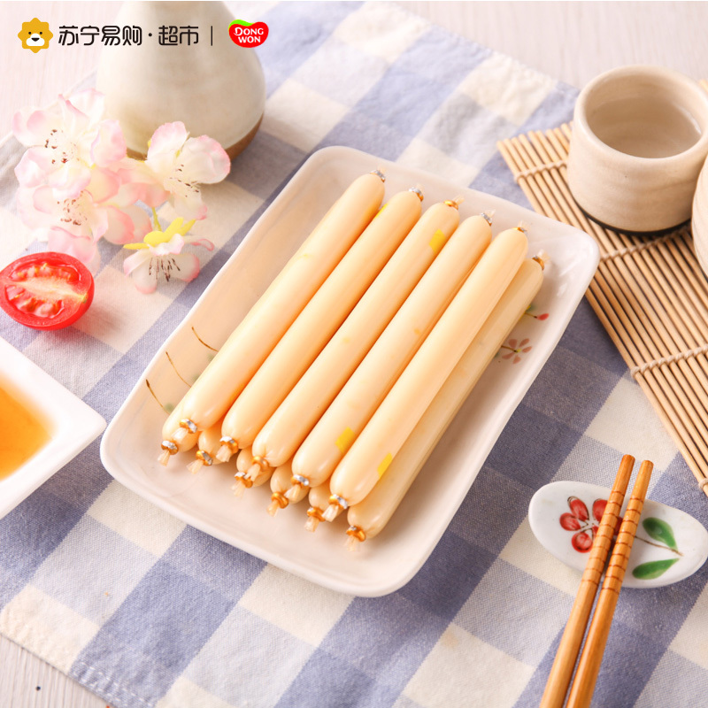 东远糯米奶酪鱼肠150g进口休闲零食 韩国进口鱼肠 优质糯米制作 美味有营养 宝宝喜爱的零食