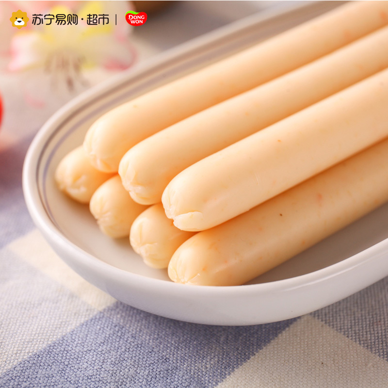 东远蟹肉鱼肠 90g(15g*6) 进口休闲零食 韩国进口鱼肠 优质蟹肉鱼肠 美味有营养宝宝喜爱的零食