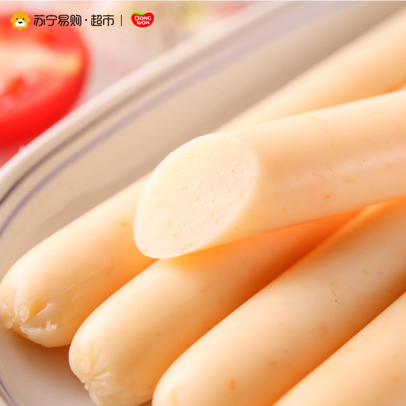 东远蟹肉鱼肠 90g(15g*6) 进口休闲零食 韩国进口鱼肠 优质蟹肉鱼肠 美味有营养宝宝喜爱的零食