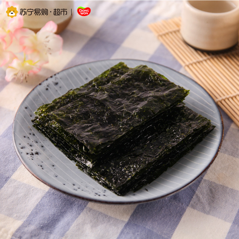 东远原味海苔24g 进口休闲零食 韩国进口海苔 优质海苔制作 美味有营养 宝宝喜爱的零食