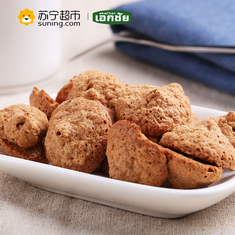 爱家椰子酥45g袋装饼干糕点小吃水果蛋白进口零食 泰国进口